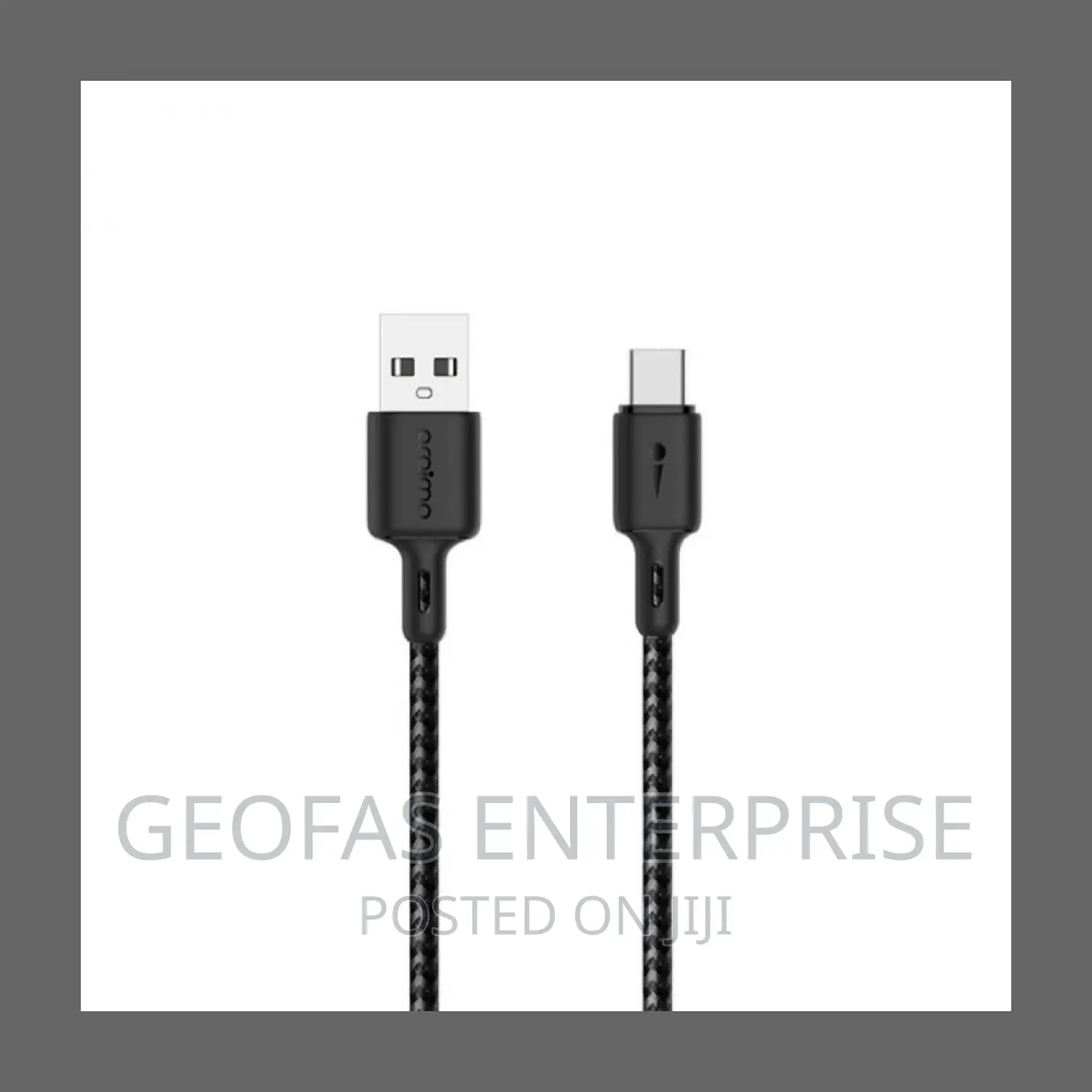 Oraimo Braid 1.5m Nylon Braided 2.1A Charging Cable-Type C