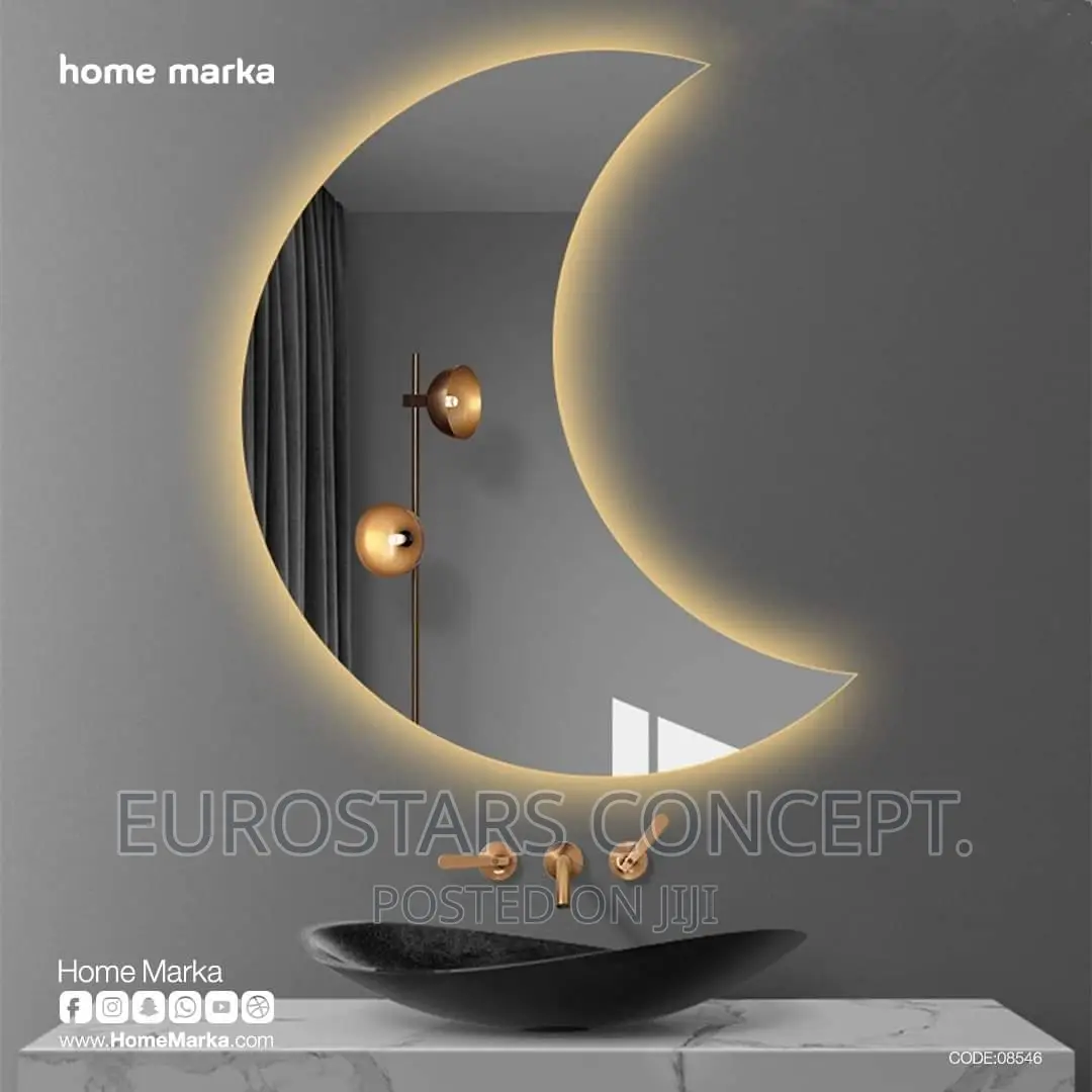 Shapeless Mirror With 3 Colours Back Lights