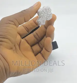 Iced Luxe Silver Men’S Pinky Finger Ring
