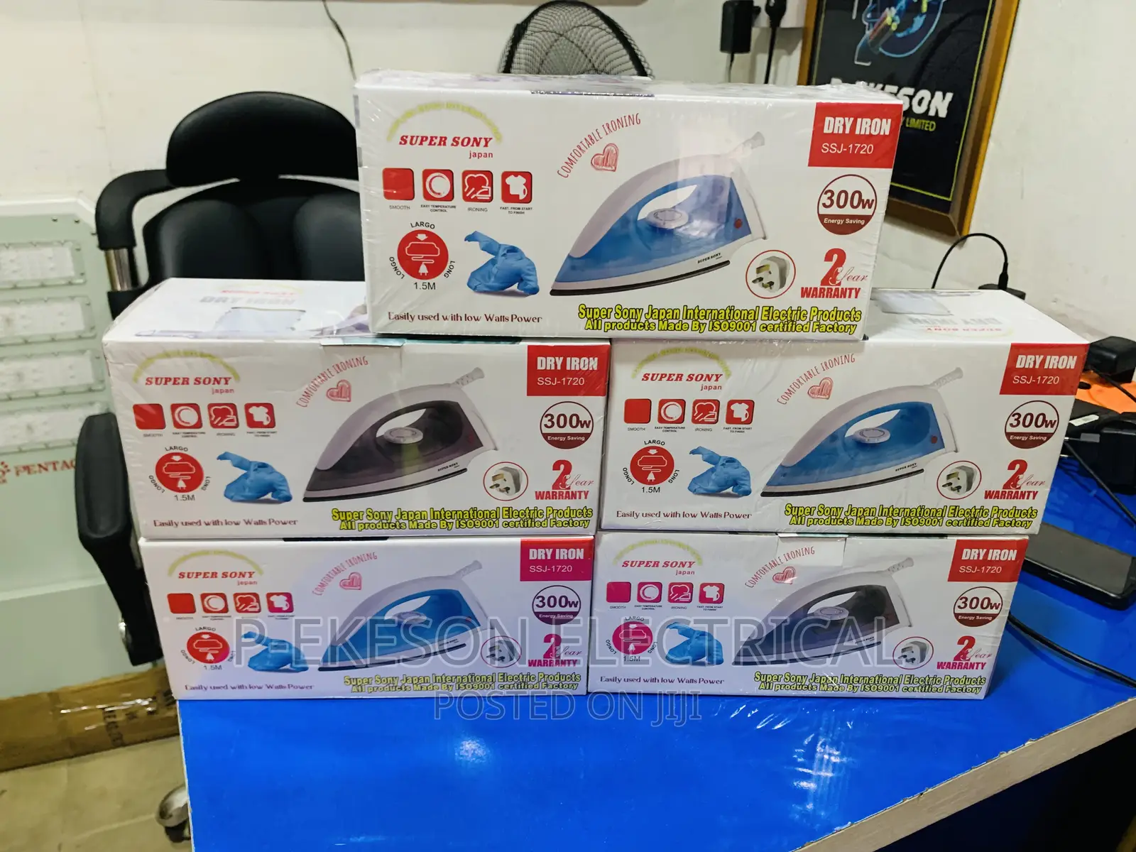 300w Low Voltage Sony Solar Dry Iron