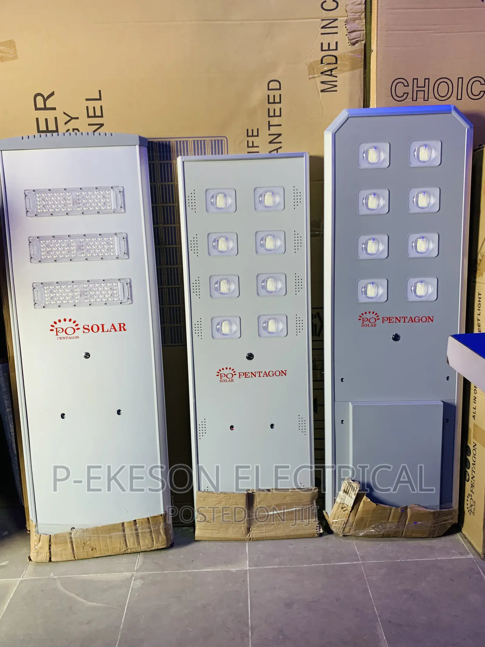 P O Solar Street Lights