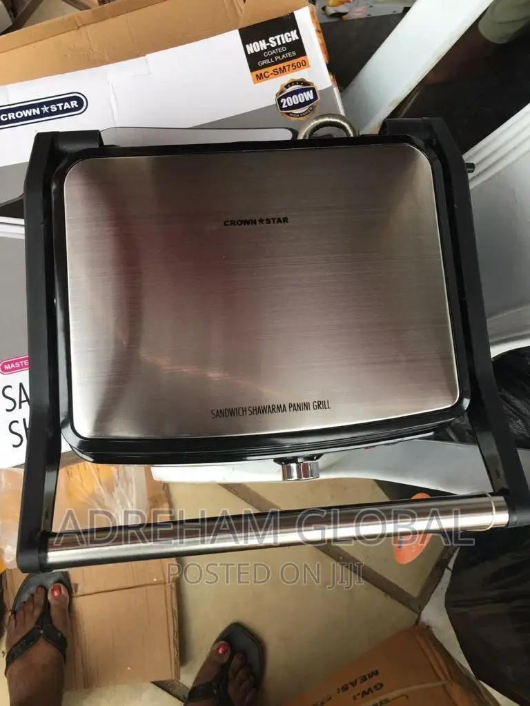 Master Chef Shawarma Panini Grill Maker 2000w.
