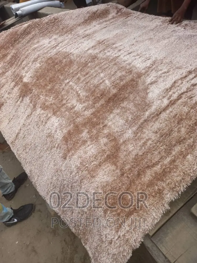 Plain Soft Shaggy Center Rugs (4/6) and (5/7)
