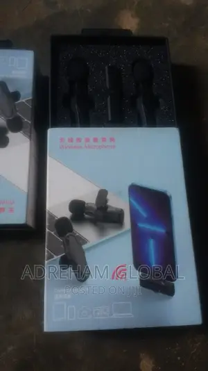 Double Wireless Bluetooth Microphone for Android and Type C