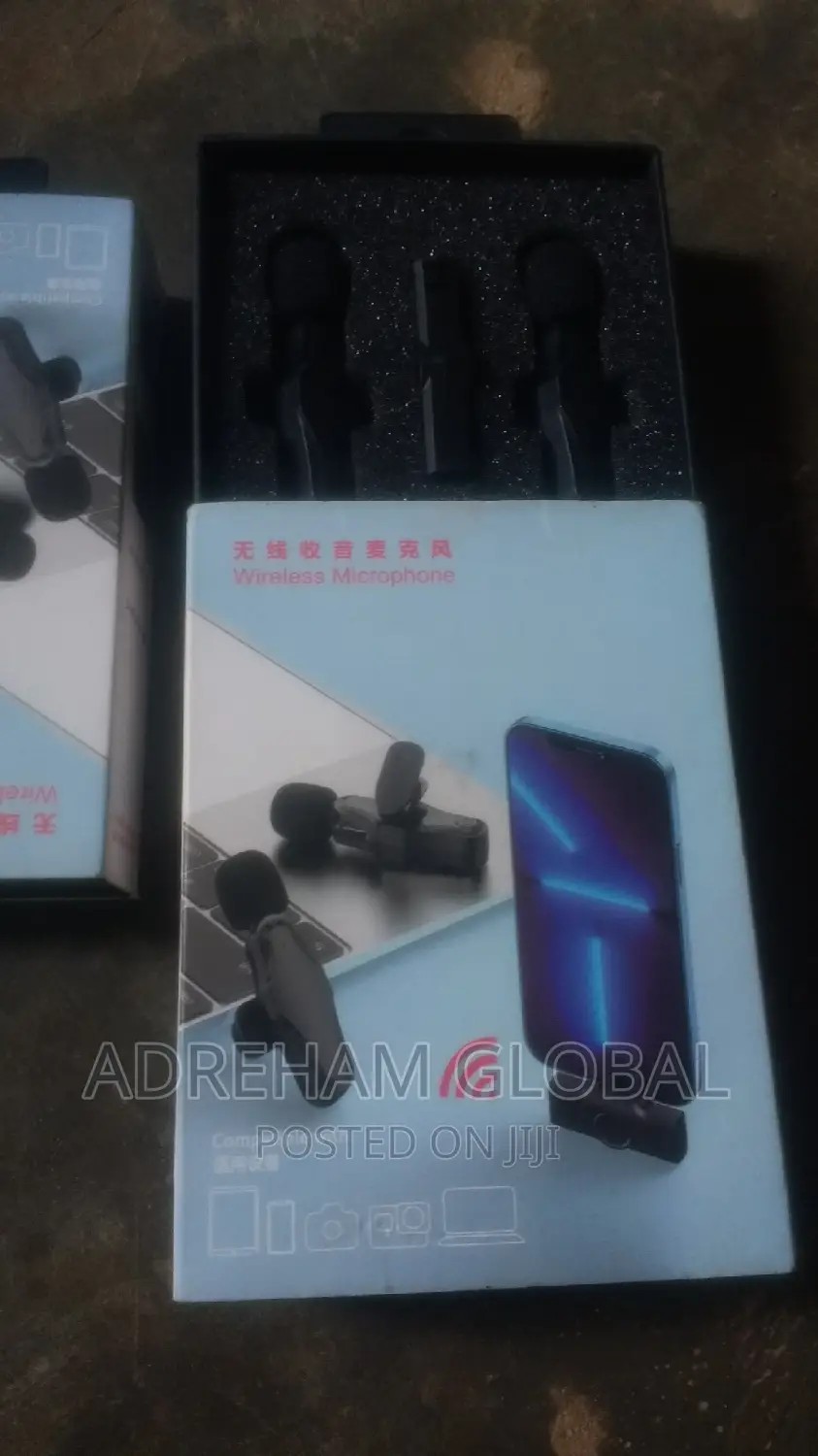 Double Wireless Bluetooth Microphone for Android and Type C