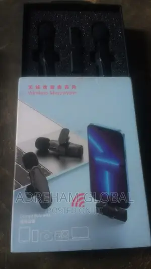 Double Wireless Bluetooth Microphone for Android and Type C