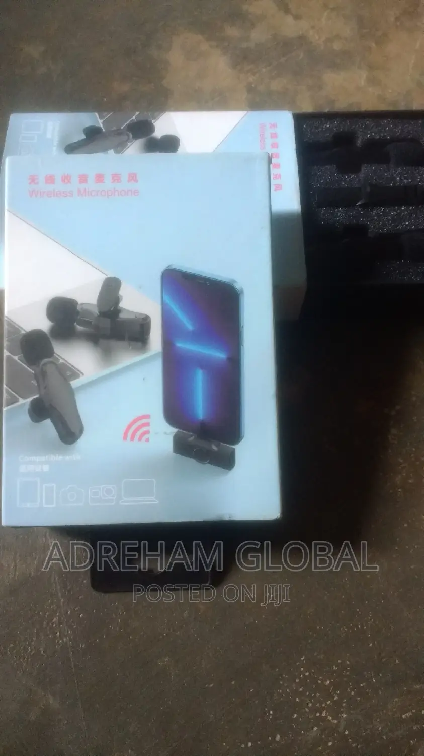 Double Wireless Bluetooth Microphone for Android and Type C