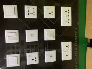 UTI Schneider White Bold Button Switches/Sockets