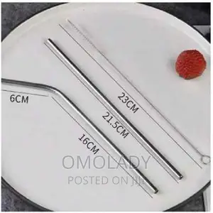2 PCS Drinking Straw + Cleaner Brush Set