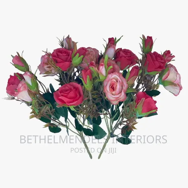 Artificial Scotch Rose Flower for Interiors Faux Roses in Ikeja