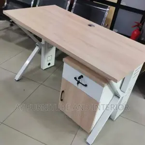 Office Table ( Metal Leg)
