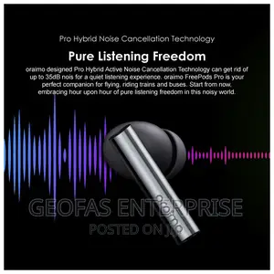 Freepods Pro Active Noise Cancellation Wireless Earbuds