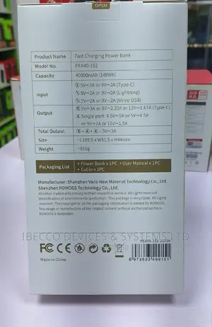 Romoss 40000mah Massive Power Bank