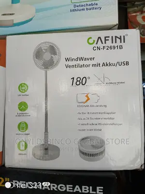 Height Adjustable Usb Rechargeable Fan