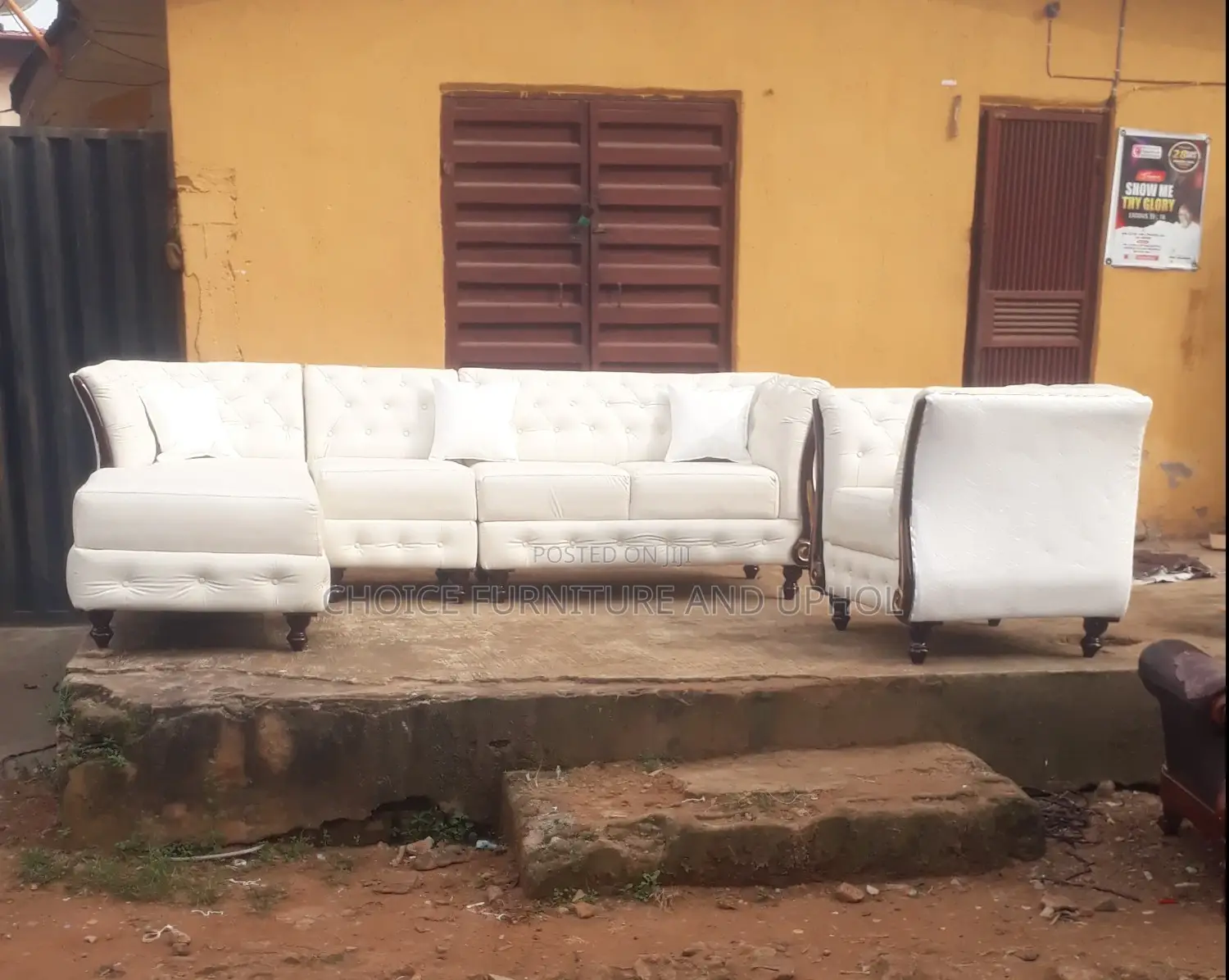 Sofa Set of Chair L Shape Plus One Single