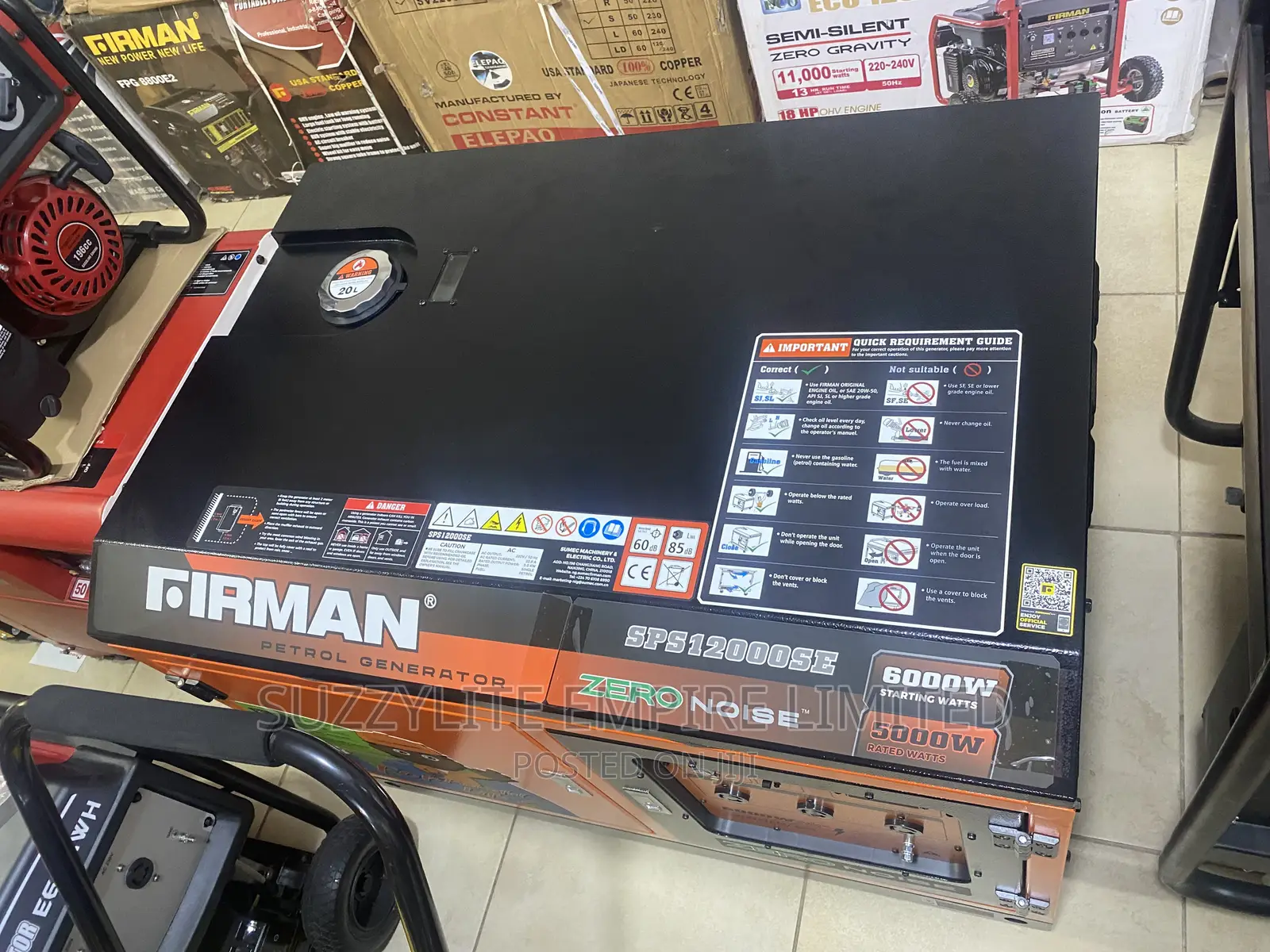 Firman Diesel Generator 8kva Zero Noise