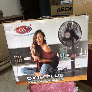 OX 18inches Rechargeable Fan