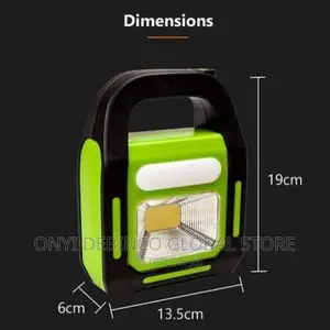 Sunafrica Lamp With Led Light USB Solar Panel Rechargeable