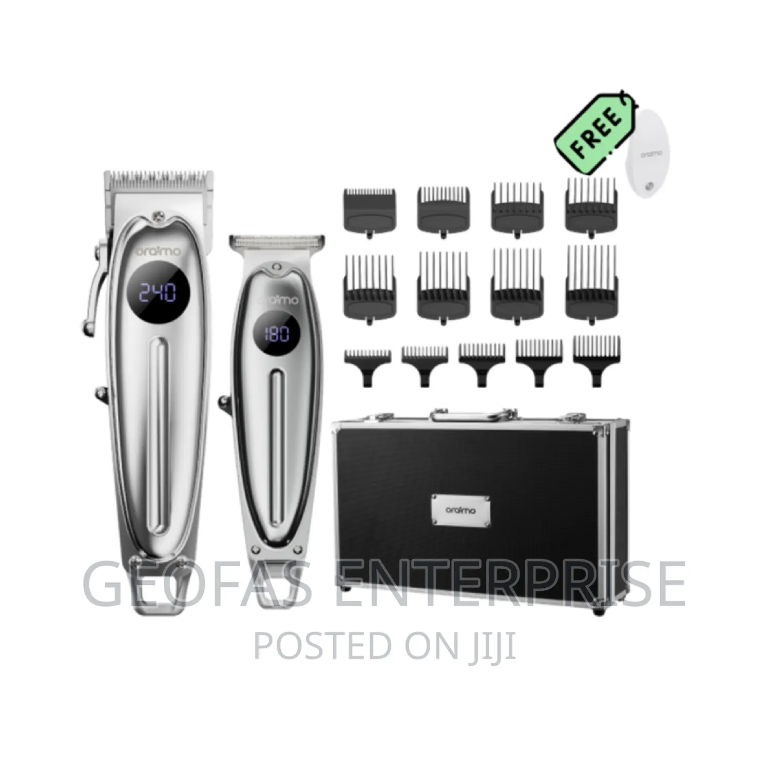 Oraimo Smart Metal Casing Selfsharpening Blades Barber Kit