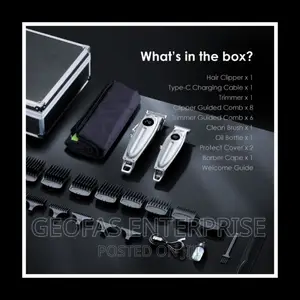 Oraimo Smart Metal Casing Selfsharpening Blades Barber Kit