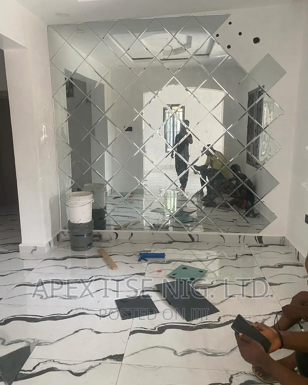 Decorative Bevelled Mirror