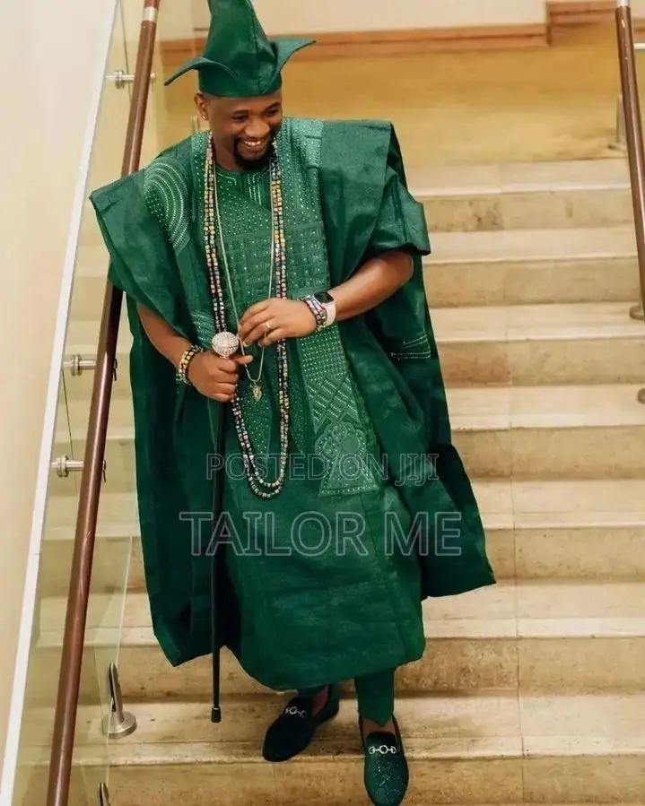 Classic Aso-Oke Agbada Bespoke for Kings