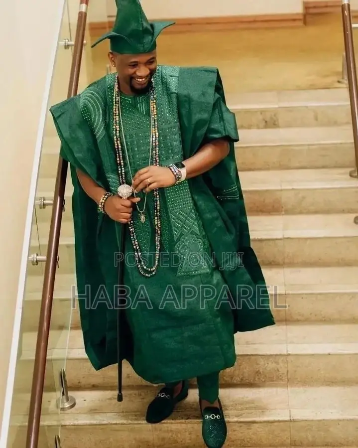 Classic Aso-Oke Agbada Bespoke for Kings