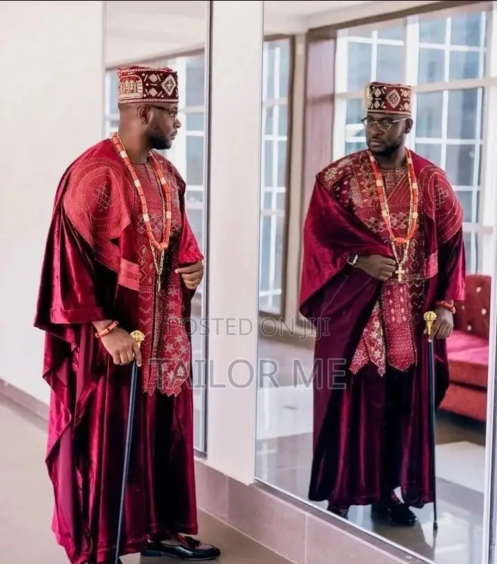 Classic Aso-Oke Agbada Bespoke for Kings