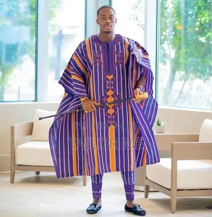 Classic Aso-Oke Agbada Bespoke for Kings