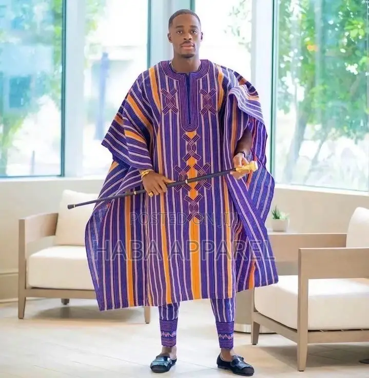 Classic Aso-Oke Agbada Bespoke for Kings