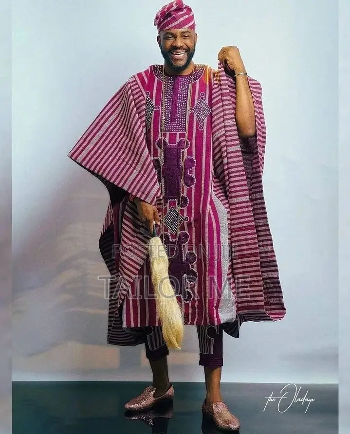 Classic Aso-Oke Agbada Bespoke for Kings