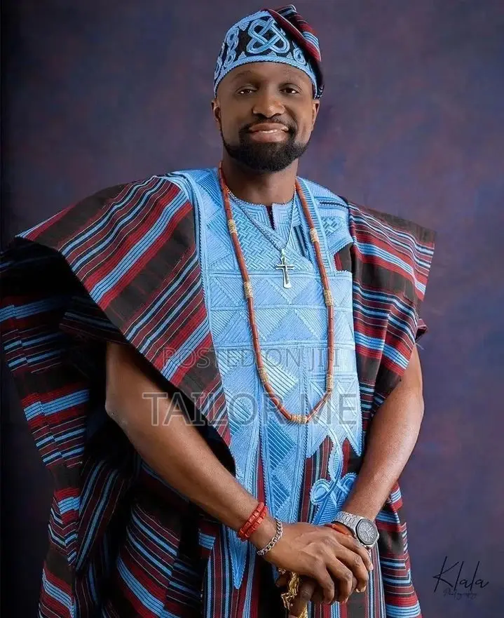 Classic Aso-Oke Agbada Bespoke for Kings