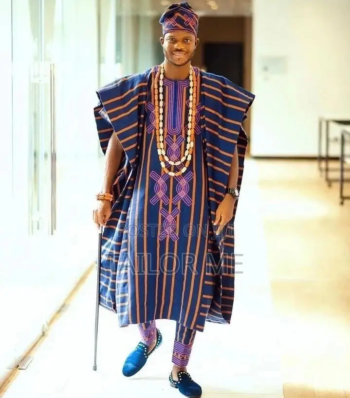 Classic Aso-Oke Agbada Bespoke for Kings