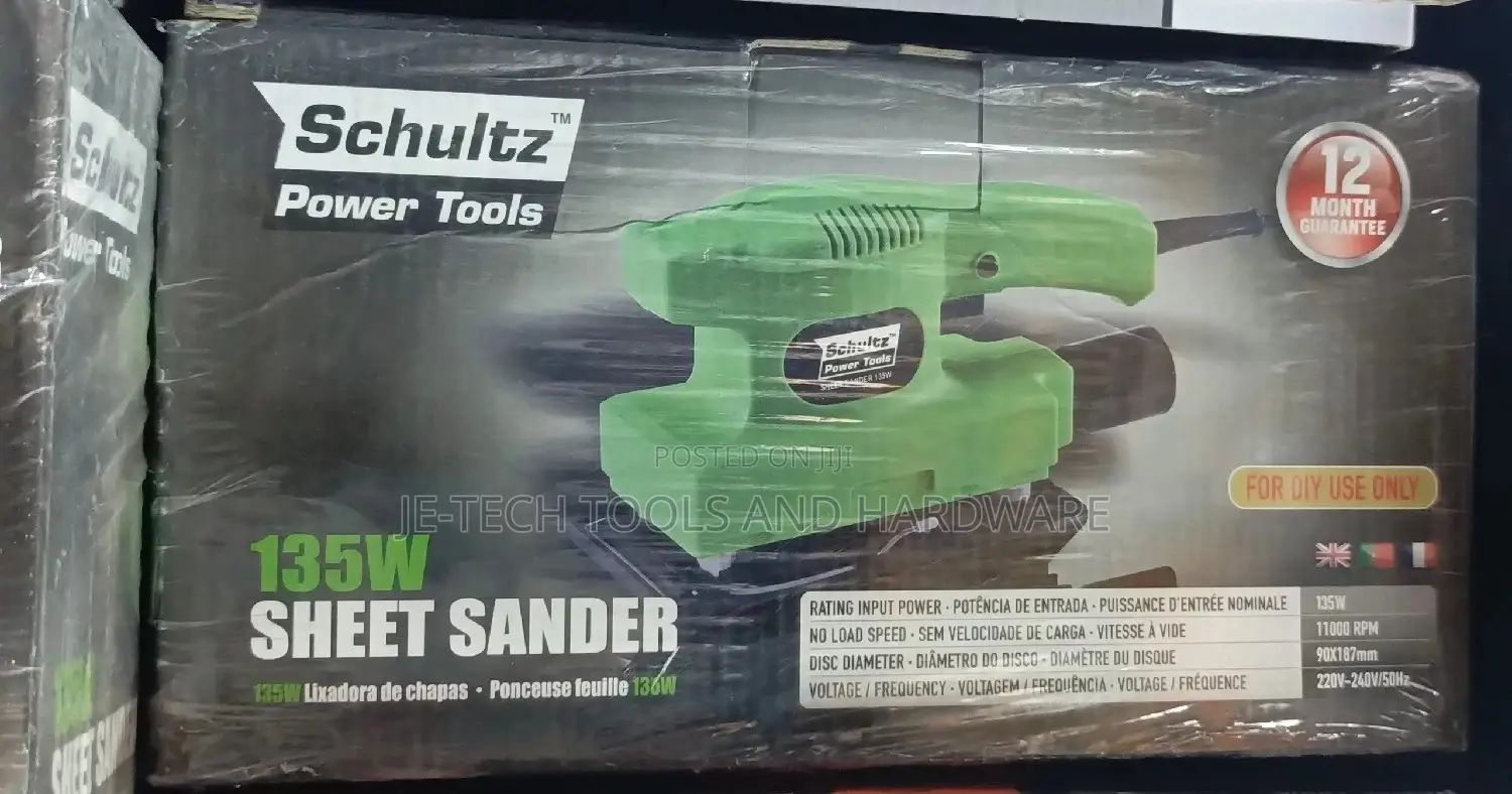 Schultz Sheet Sander Machine