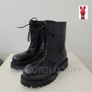 Original Balenciaga Sergent 20mm Boot Smooth Calfskiny in Lagos