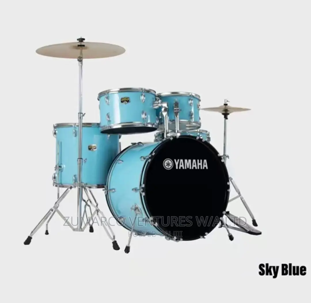 Yamaha Drum Set With Toms, Pocolo Snare,Velon, Thick Stands