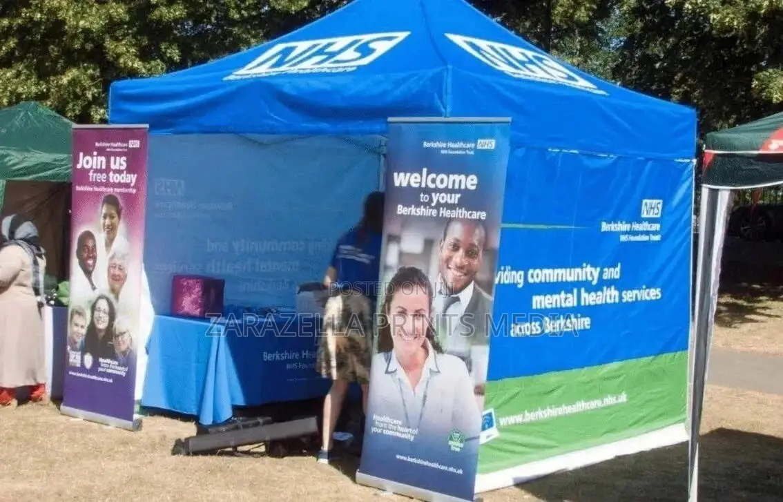 Fully Branded Collapsible Gazebo Production