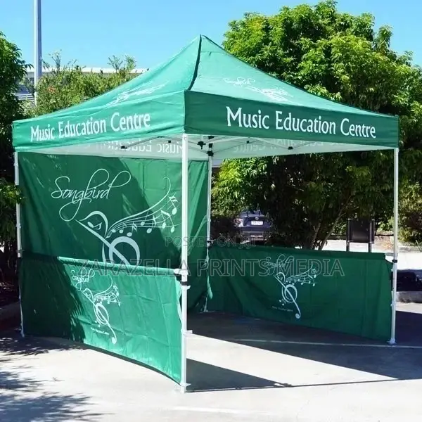 Fully Branded Collapsible Gazebo Production