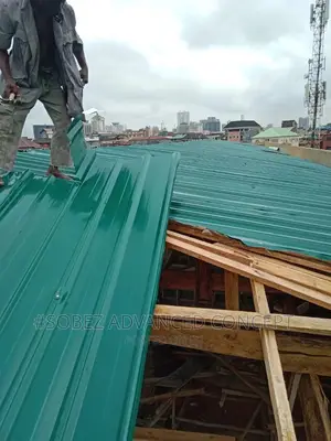 Green Colour Longspan Aluminum Roofing