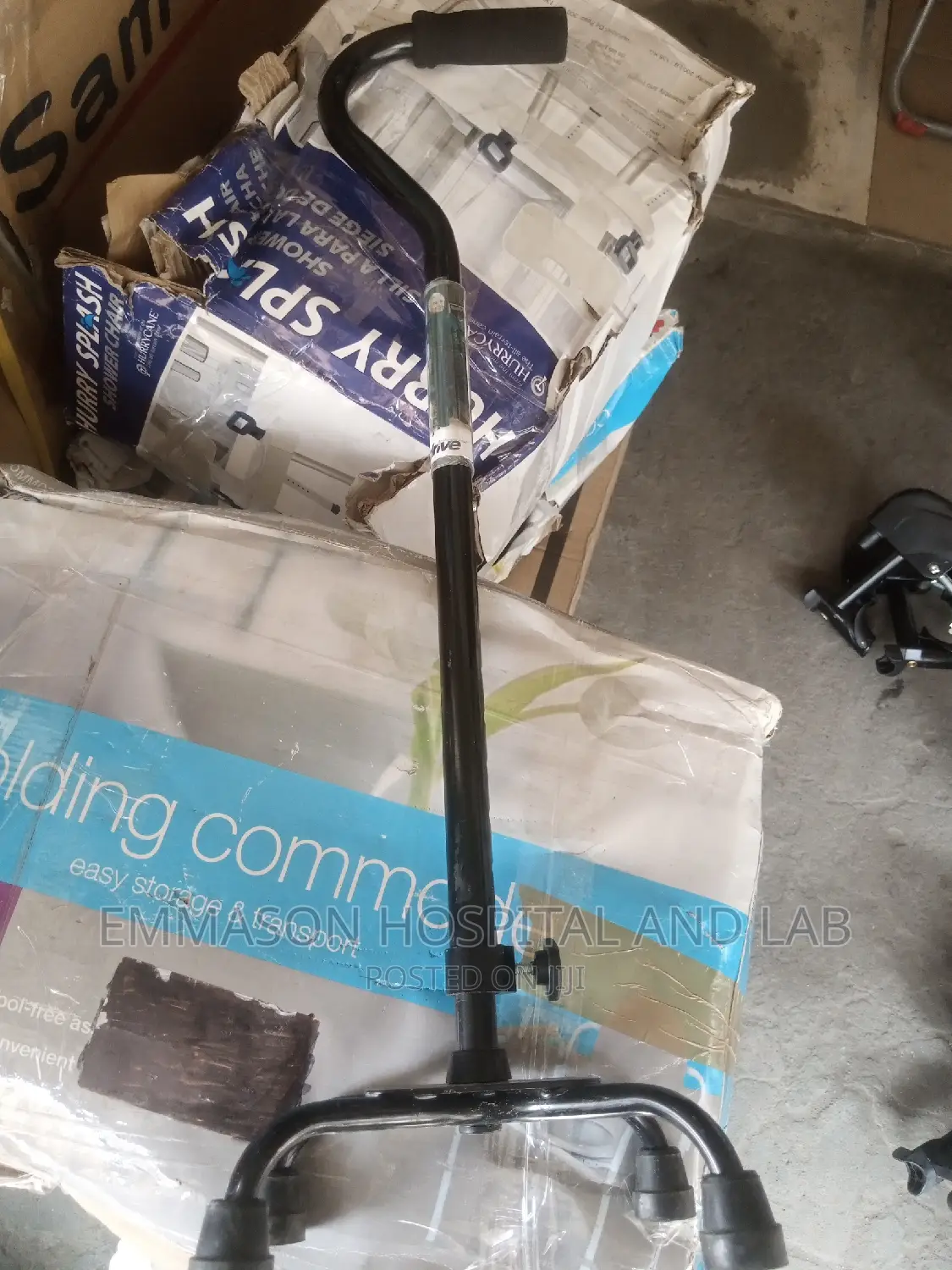 Walking Stick With 4leg Stand