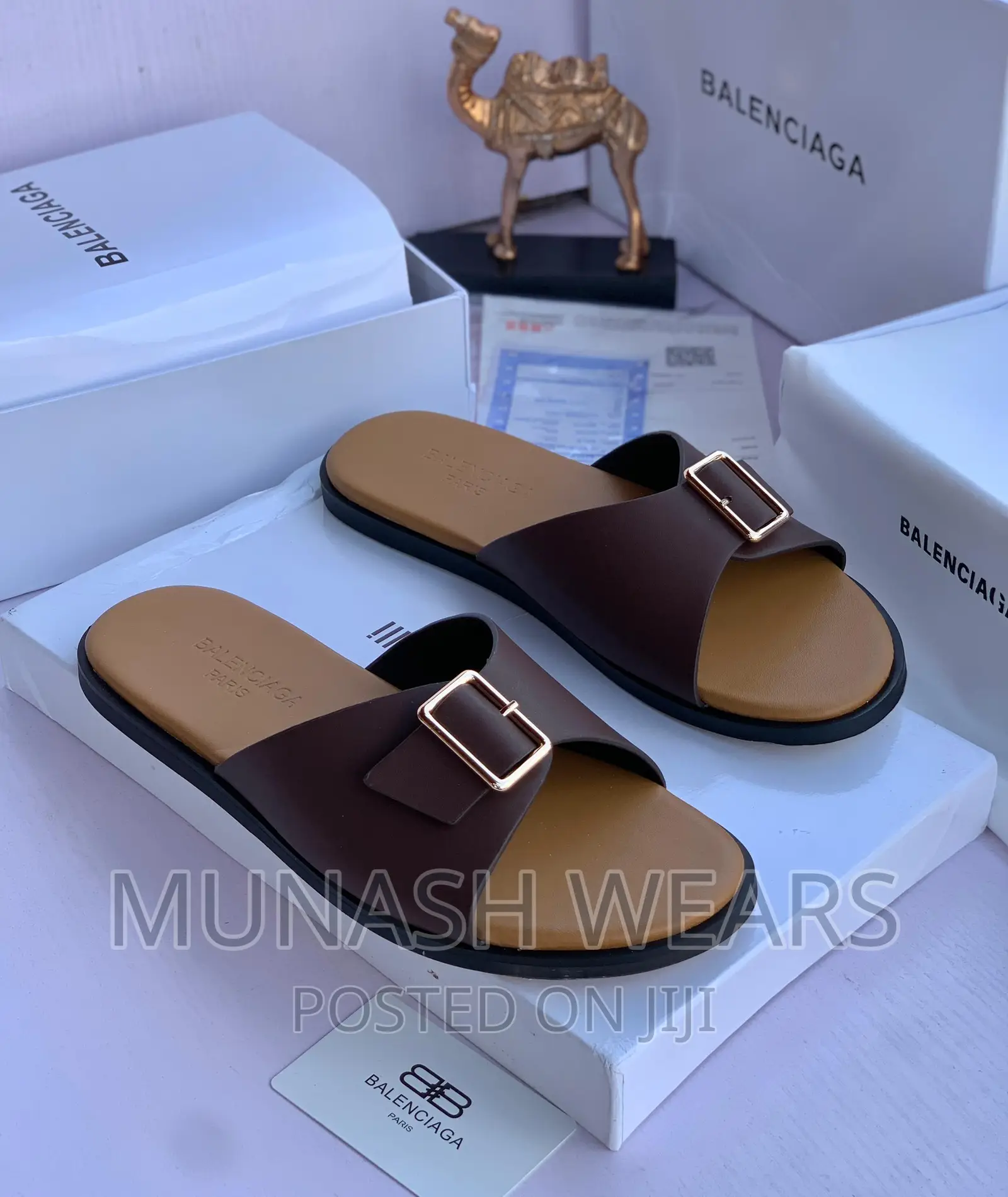 Men Leather Slipers Collection