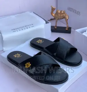 Men Leather Slipers Collection