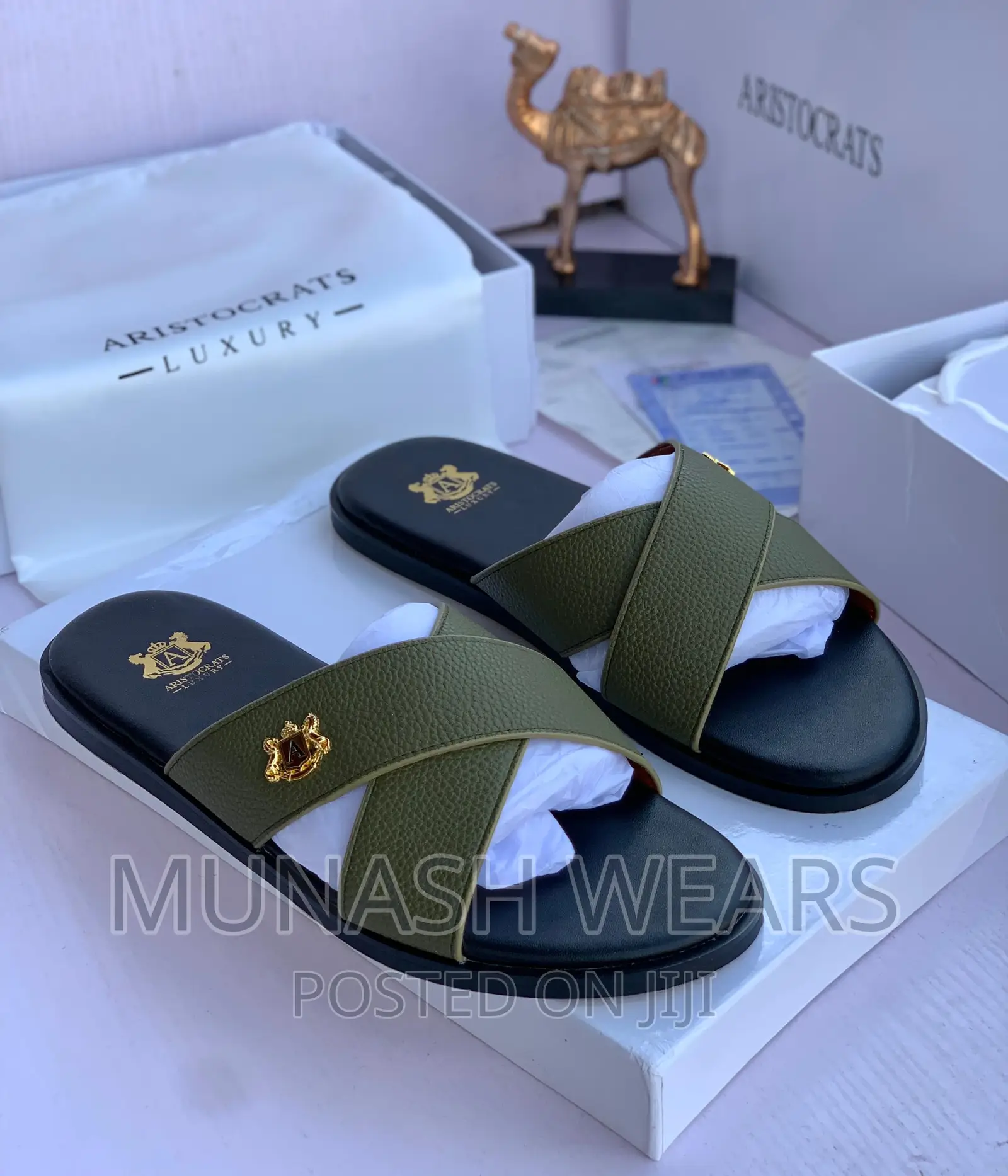Men Leather Slipers Collection