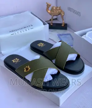 Men Leather Slipers Collection
