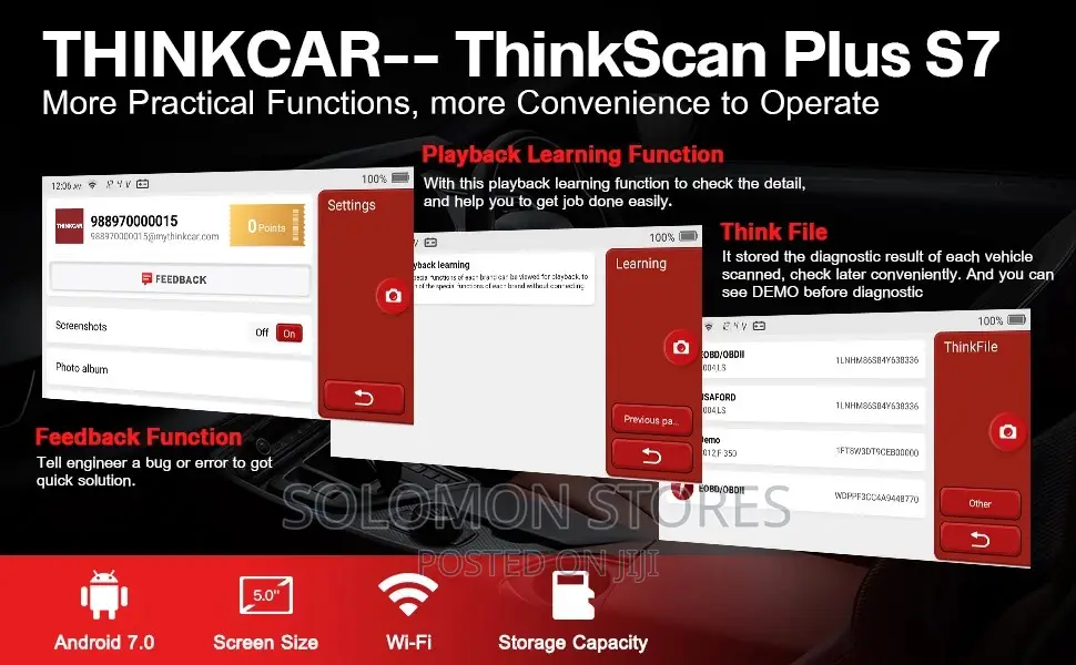 Thinkcar Thinkscan Plus 7