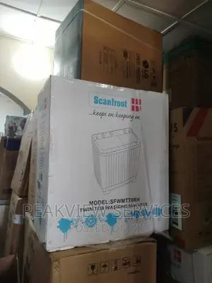 The New 6kg Scanfrost Twin Tub Washing Machine