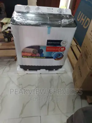 The Scanfrost 6kg Semi Automatic Washing Machine Twin Tub