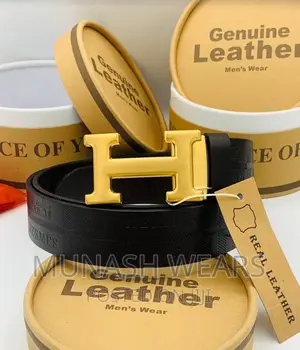 Luxury Leather Belt Collection