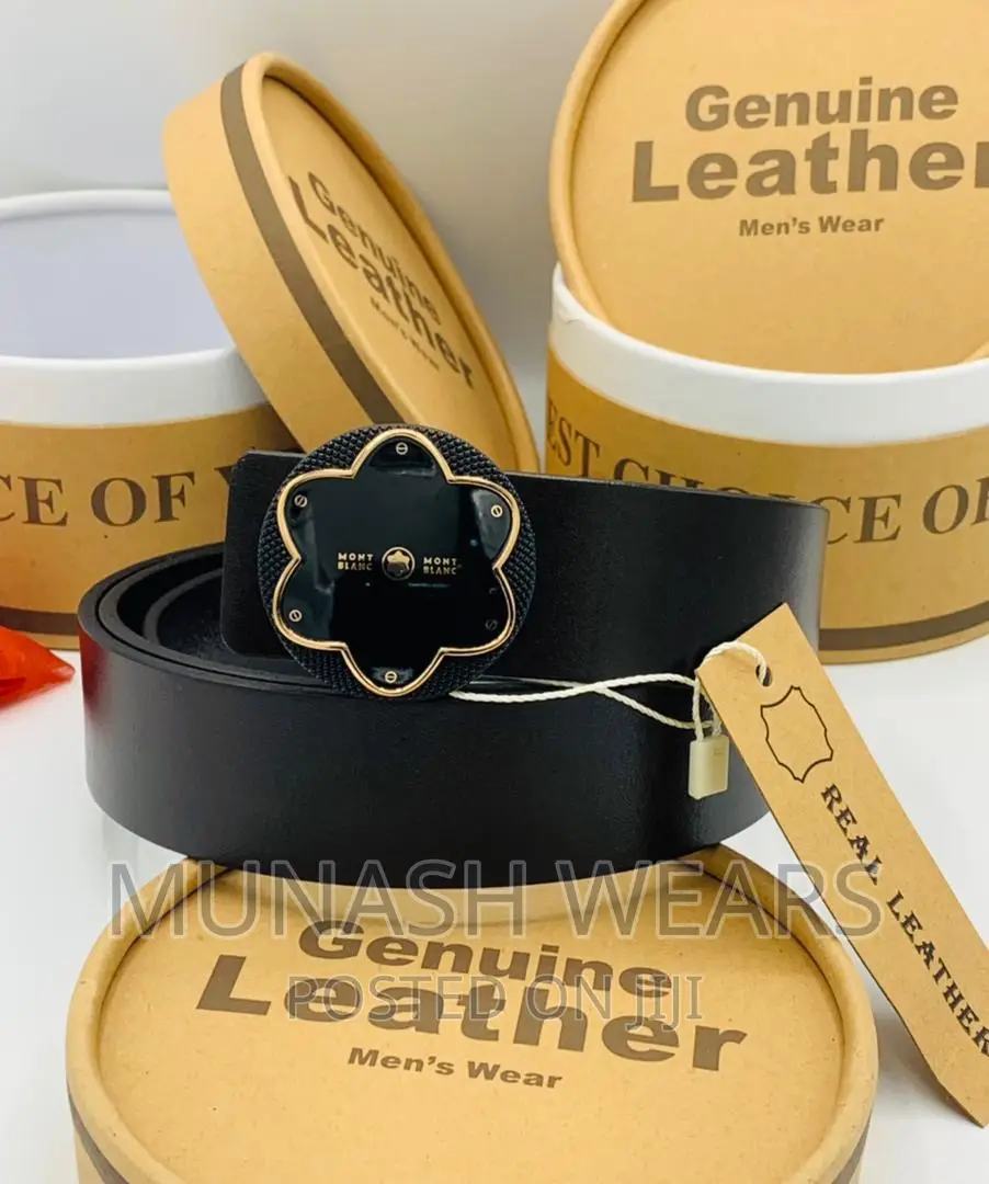 Luxury Leather Belt Collection