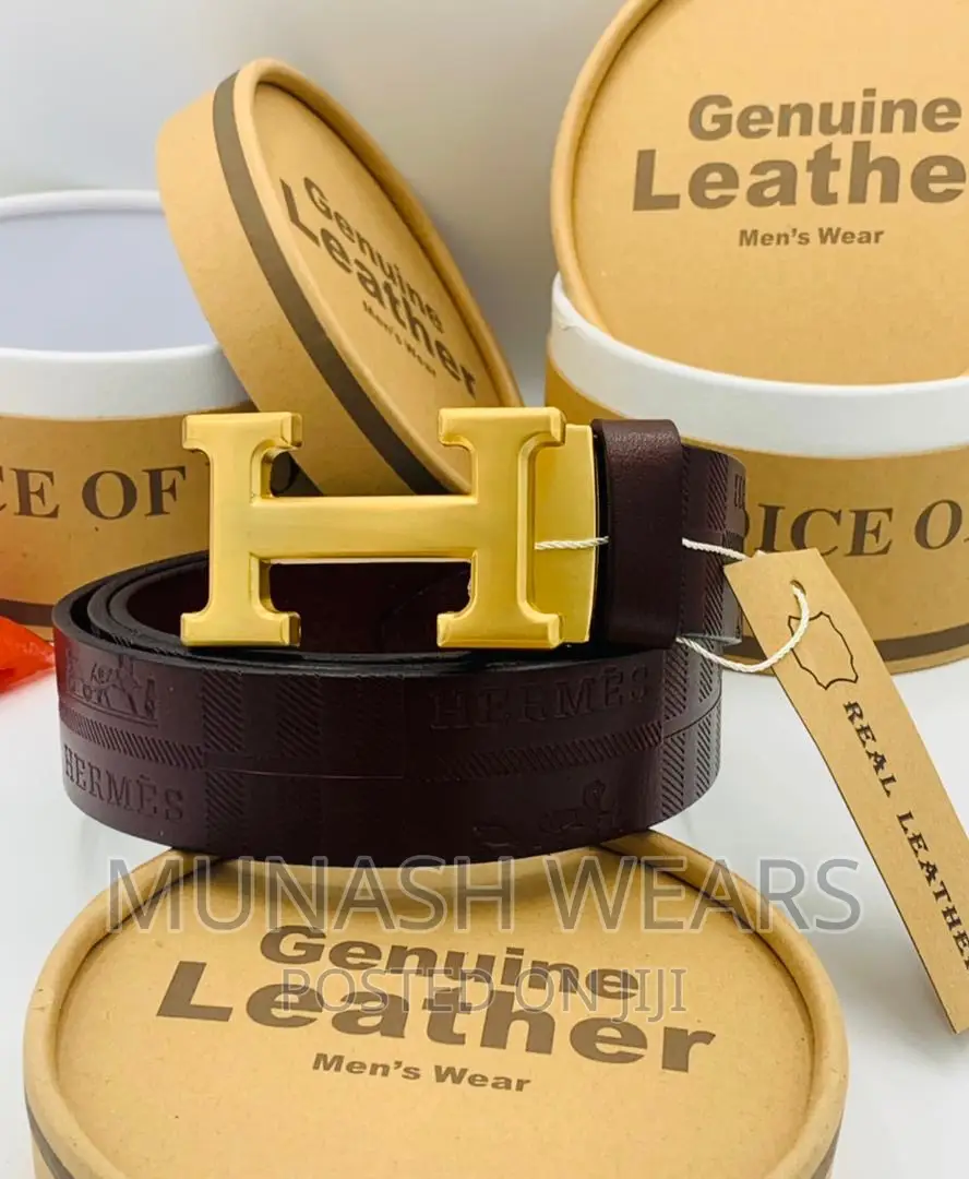 Luxury Leather Belt Collection